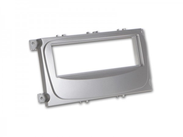 Radioblende Ford Focus, Mondeo, C+S-MAX, Galaxy 1DIN silber