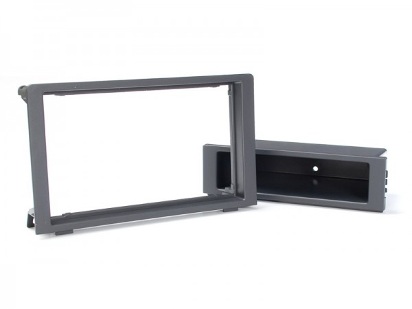 Radioblende SAAB 9.3 (YS3F) ab 2007-11 2DIN mit Fach schwarz
