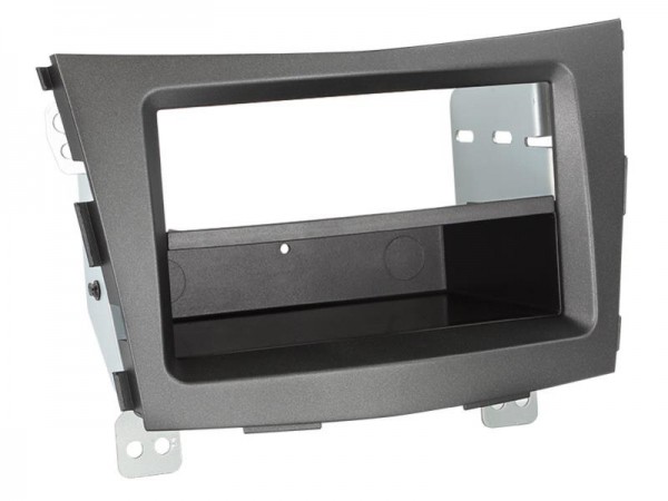 2-DIN Radioblende mit Fach Ssangyong Tivoli 2015-> anthrazit