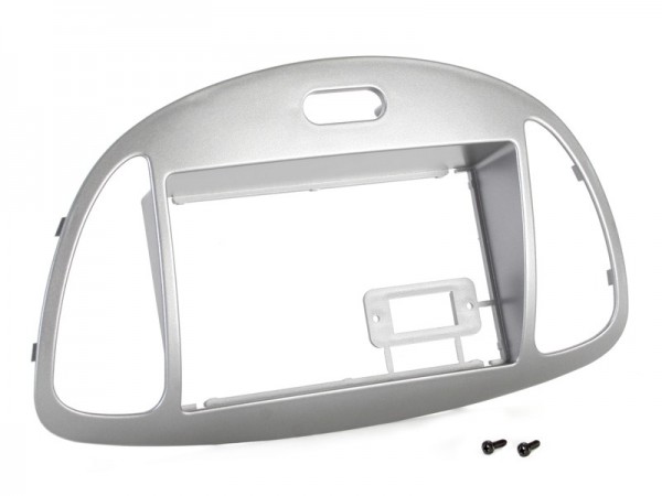 Radioblende Hyundai i10 2008-13 2DIN silber