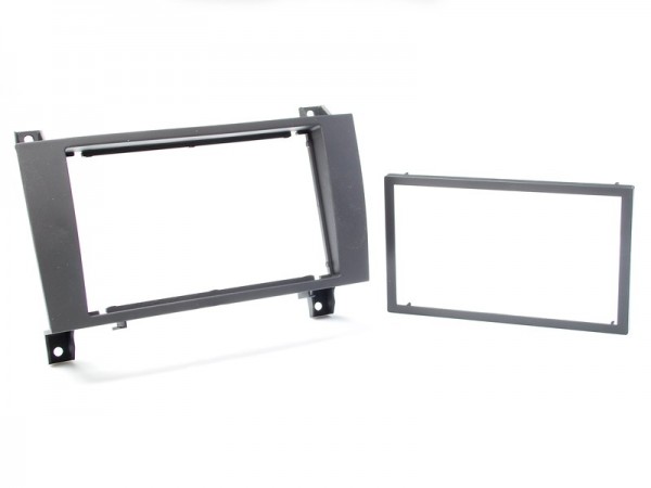 Radioblende MERCEDES SLK (R171) 2005-11 2DIN schwarz