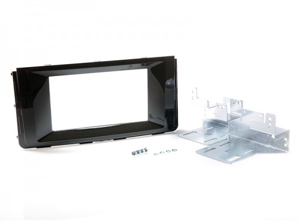 Radioblende HYUNDAI H350 ab 2015 2DIN piano black Installer Kit