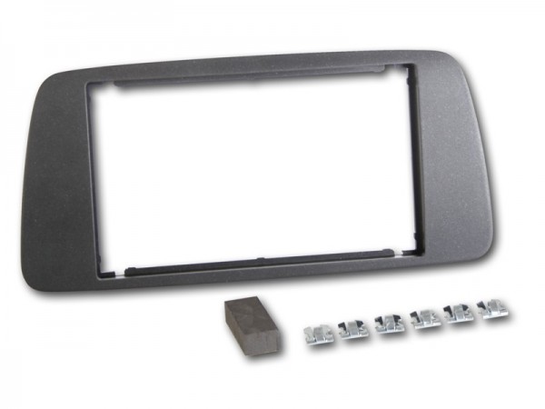 Radioblende SEAT Ibiza (6J) 2008-15 2DIN Azabacheschwarz (AL6)