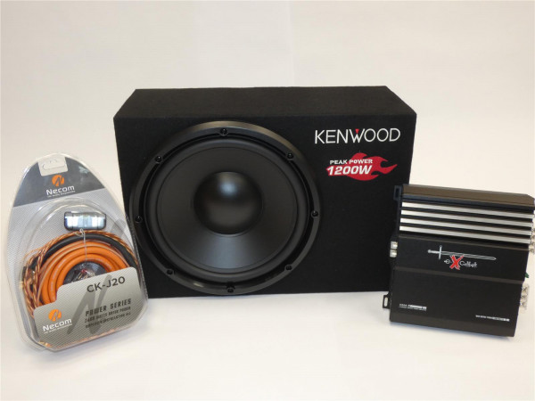 Kenwood KSC-W1200B Excalibur Basspaket