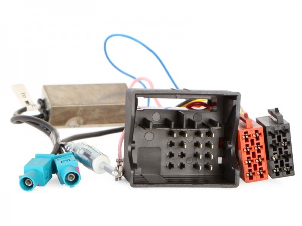 Radioadapter + Phantomadapter VW mit Antennendiversity/Quadlock - DIN