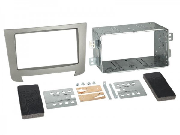 2-DIN Radioblende SsangYong Rexton 2013-> silber