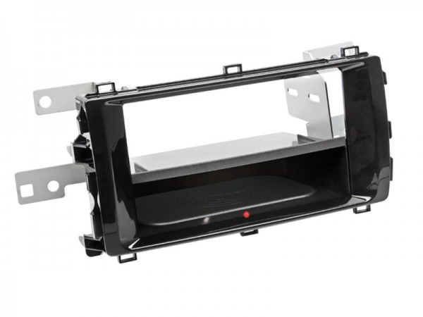 2-DIN Radioblende Inbay® Toyota Auris 2013 > Klavierlack / schwarz