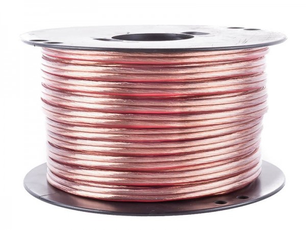 1 Meter Lautsprecherkabel 2 x 4,00 mm² Kupfer 0,1er Litze