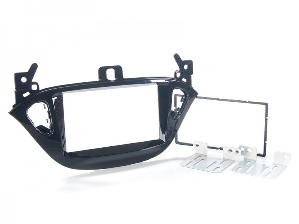 Radioblende Opel Adam ab 2013, Corsa ab 2015 2DIN schwarz
