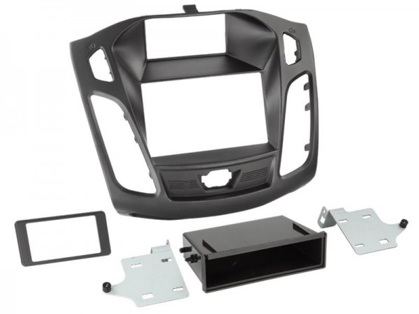 2-DIN Radioblende mit Fach Ford Focus 2011 > schwarz