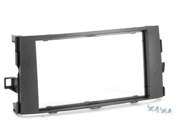 Radioblende Toyota Auris ab 2007-12 2DIN metallicgrau
