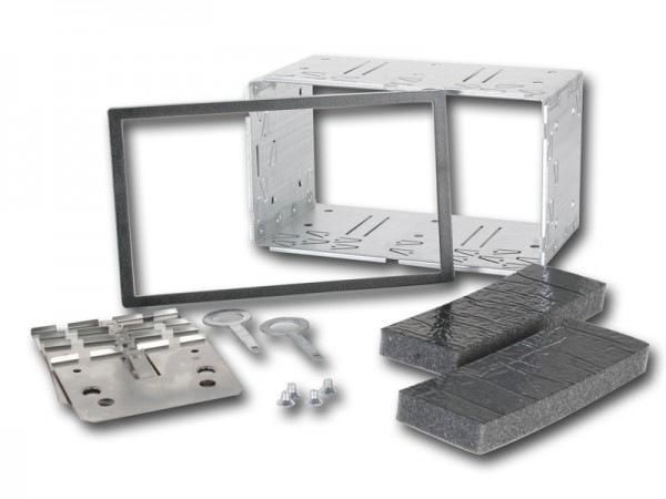 Metall Installations Kit für Doppel DIN Blenden mit 103 mm Höhe