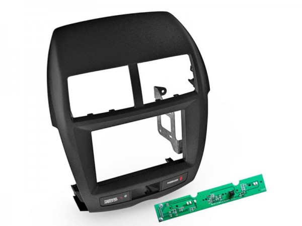 2-DIN Radioblende Mitsubishi ASX 2010 > schwarz