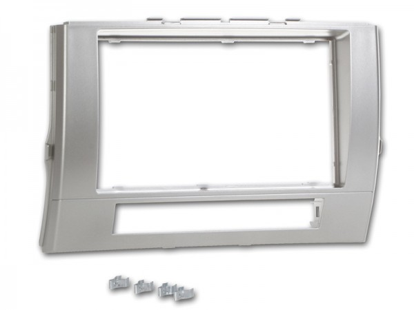 Radioblende TOYOTA Corolla Verso ab 2004-09 2DIN silber
