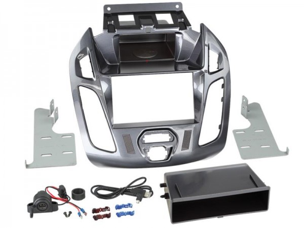 2-DIN Radioblende Ford Transit/Tourneo Connect Inbay® (Fach) Nebula