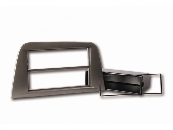 Radioblende SEAT Altea (5P) Toledo (5P) ab 2004 2DIN mit Fach grau